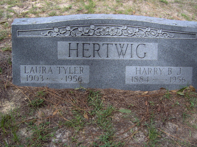 Headstone for Hertwig, Harry B. J.